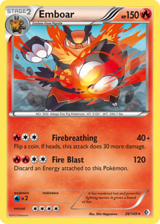 Emboar 26/149 Black & White Boundaries Crossed
