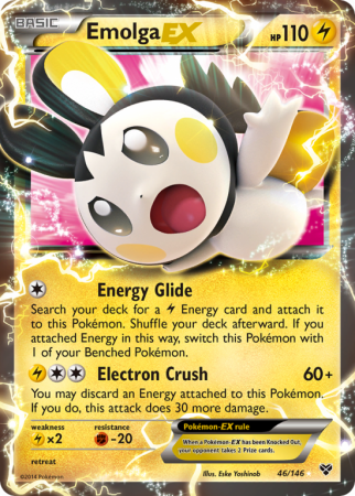 Emolga-EX 46/146 XY XY