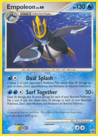 Empoleon 17/100 Diamond & Pearl Majestic Dawn