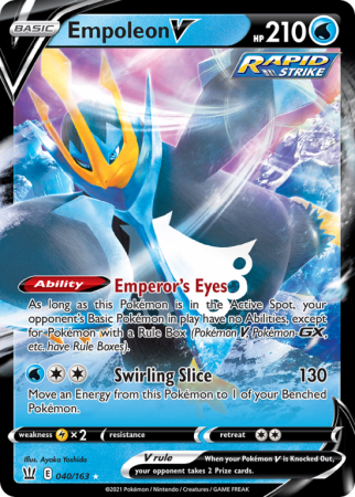 Empoleon V 40/163 Sword & Shield Battle Styles