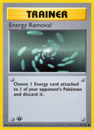 Energy Removal 92/102 Base Base Set