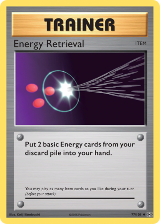 Energy Retrieval 77/108 XY Evolutions