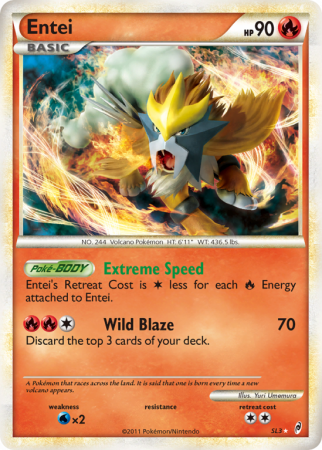 Entei SL3/106 HeartGold & SoulSilver Call of Legends