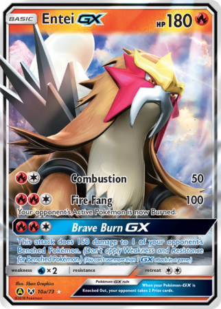 Entei-GX 10a/73 Sun & Moon Shining Legends