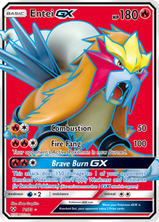 Entei-GX 71/73 Sun & Moon Shining Legends