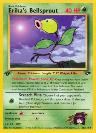 Erika's Bellsprout 38/132 Gym Gym Challenge