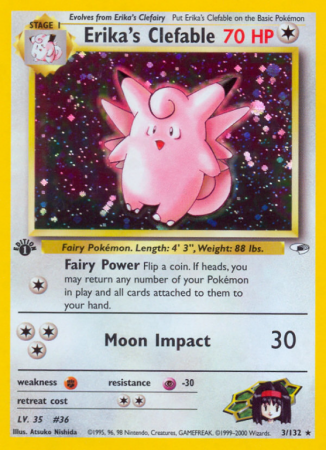 Erika's Clefable 3/132 Gym Gym Heroes