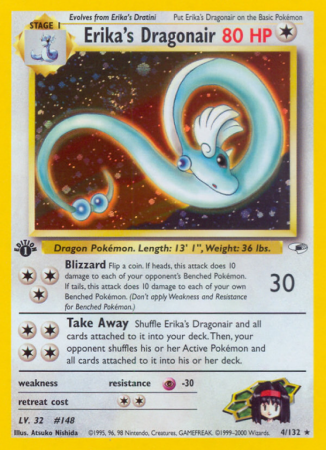 Erika's Dragonair 4/132 Gym Gym Heroes