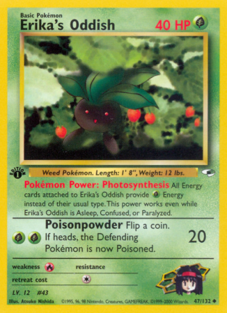 Erika's Oddish 47/132 Gym Gym Heroes