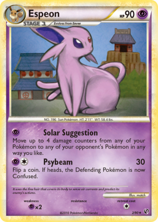 Espeon 2/90 HeartGold & SoulSilver HS—Undaunted