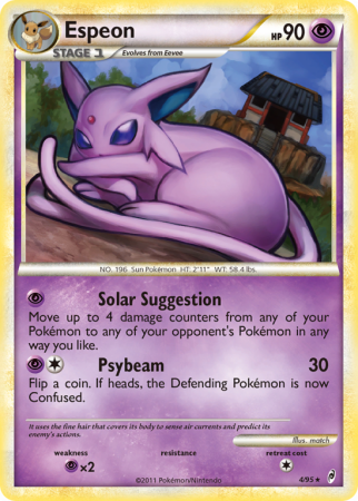 Espeon 4/106 HeartGold & SoulSilver Call of Legends