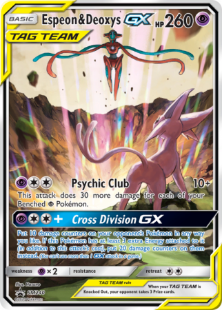 Espeon & Deoxys-GX SM240/156