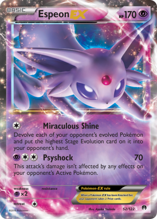 Espeon-EX 52/122 XY BREAKpoint