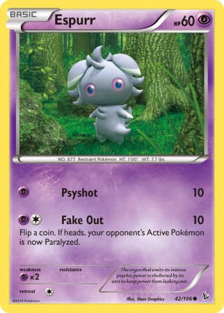 Espurr 42/106 XY Flashfire