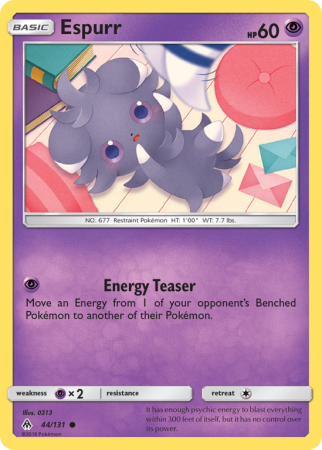 Espurr 44/131 Sun & Moon Forbidden Light