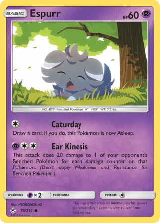 Espurr 79/214 Sun & Moon Unbroken Bonds