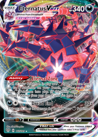 Eternatus VMAX 117/189 Sword & Shield Darkness Ablaze