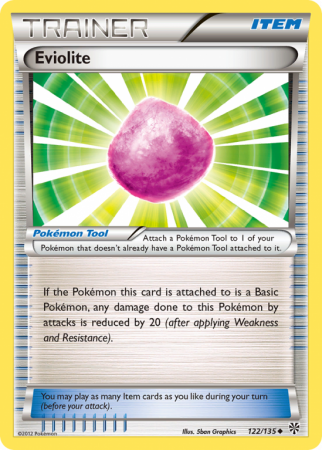Eviolite 122/135 Black & White Plasma Storm