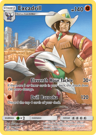 Excadrill 246/236 Sun & Moon Cosmic Eclipse