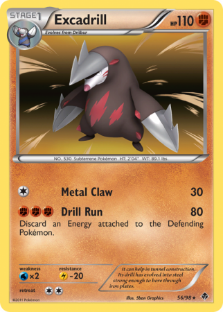 Excadrill 56/98 Black & White Emerging Powers