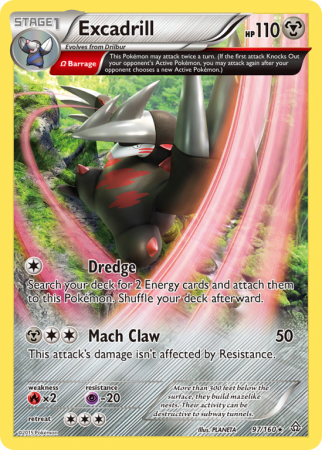 Excadrill 97/160 XY Primal Clash