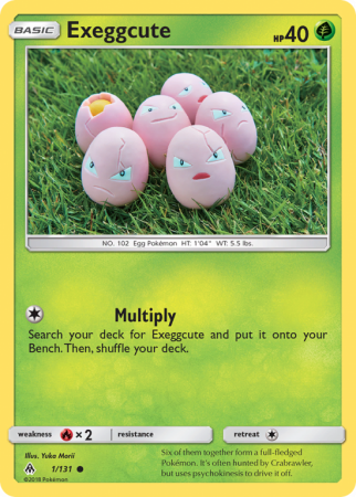 Exeggcute 1/131 Sun & Moon Forbidden Light