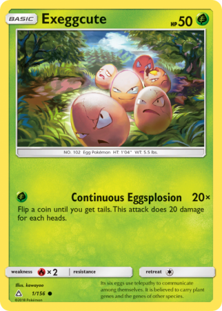 Exeggcute 1/156 Sun & Moon Ultra Prism