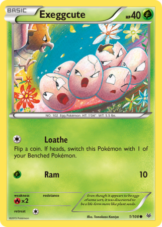 Exeggcute 1/108 XY Roaring Skies