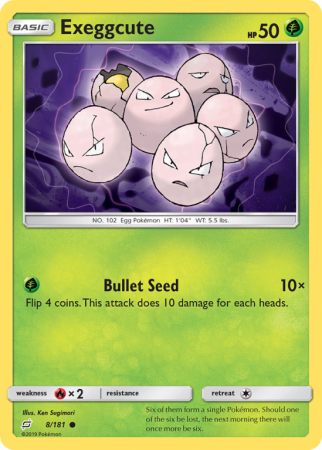 Exeggcute 8/181 Sun & Moon Team Up