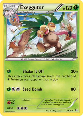 Exeggutor 2/108 XY Roaring Skies