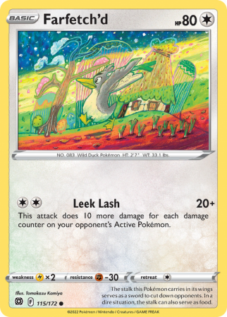 Farfetch'd 115/172 Sword & Shield Brilliant Stars