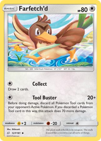 Farfetch'd 127/181 Sun & Moon Team Up