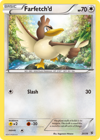 Farfetch'd 25/39 XY Kalos Starter Set