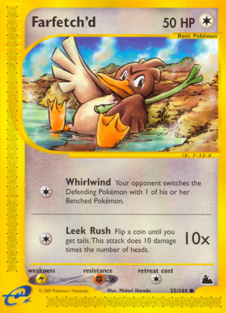 Farfetch'd 55/182 E-Card Skyridge