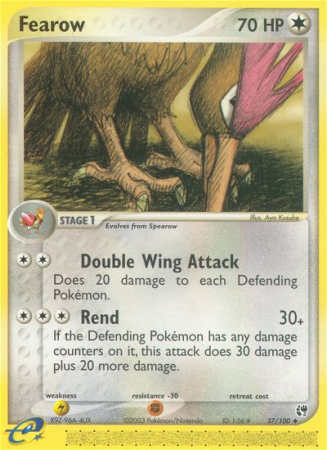 Fearow 37/100 EX Sandstorm