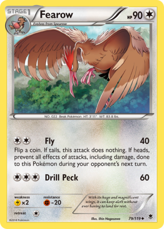 Fearow 79/119 XY Phantom Forces