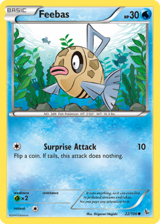 Feebas 22/106 XY Flashfire