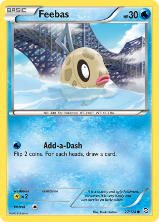 Feebas 27/124 Black & White Dragons Exalted