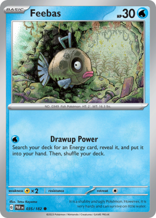 Feebas 35/182 Scarlet & Violet Paradox Rift