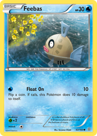 Feebas 43/160 XY Primal Clash