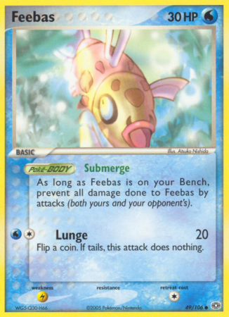 Feebas 49/106 EX Emerald