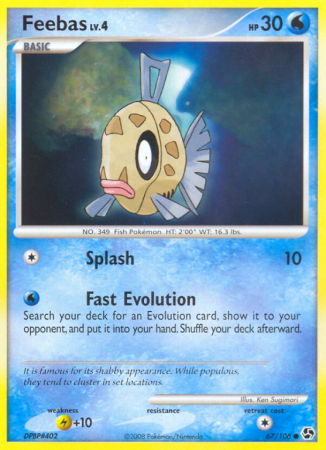 Feebas 67/106 Diamond & Pearl Great Encounters