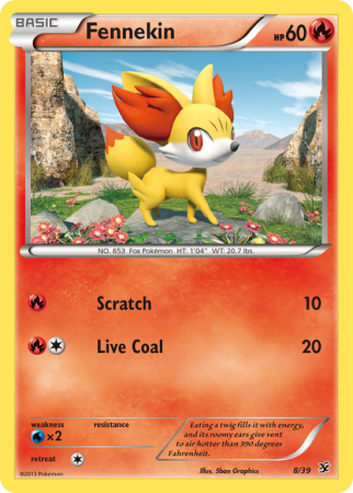 Fennekin 8/39 XY Kalos Starter Set
