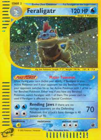 Feraligatr 12/165 E-Card Expedition Base Set