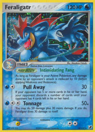 Feraligatr 4/115 EX Unseen Forces