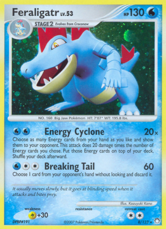 Feraligatr 8/123 Diamond & Pearl Mysterious Treasures