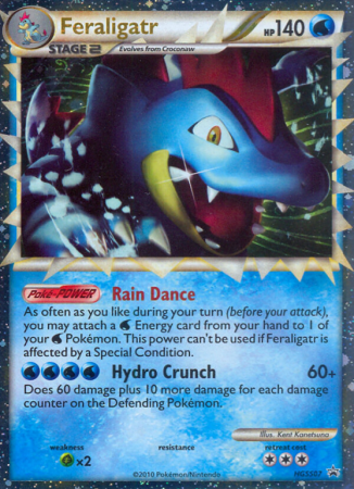 Feraligatr HGSS07/25 HeartGold & SoulSilver HGSS Black Star Promos