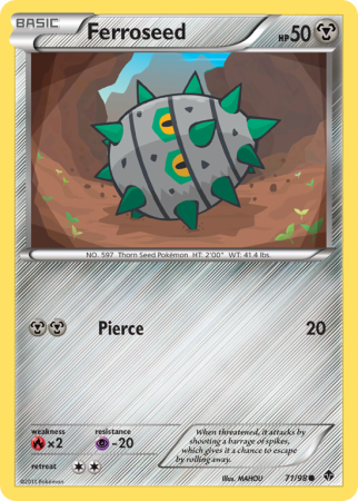 Ferroseed 71/98 Black & White Emerging Powers