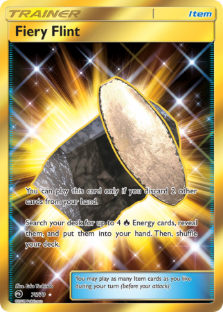 Fiery Flint 76/70 Sun & Moon Dragon Majesty