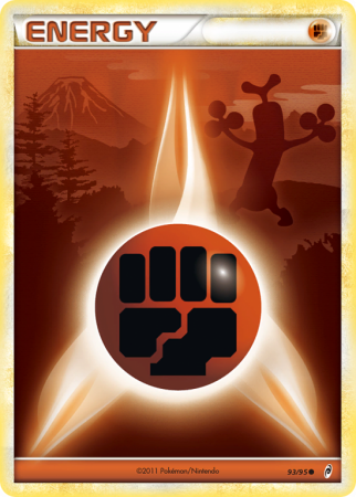 Fighting Energy 93/106 HeartGold & SoulSilver Call of Legends